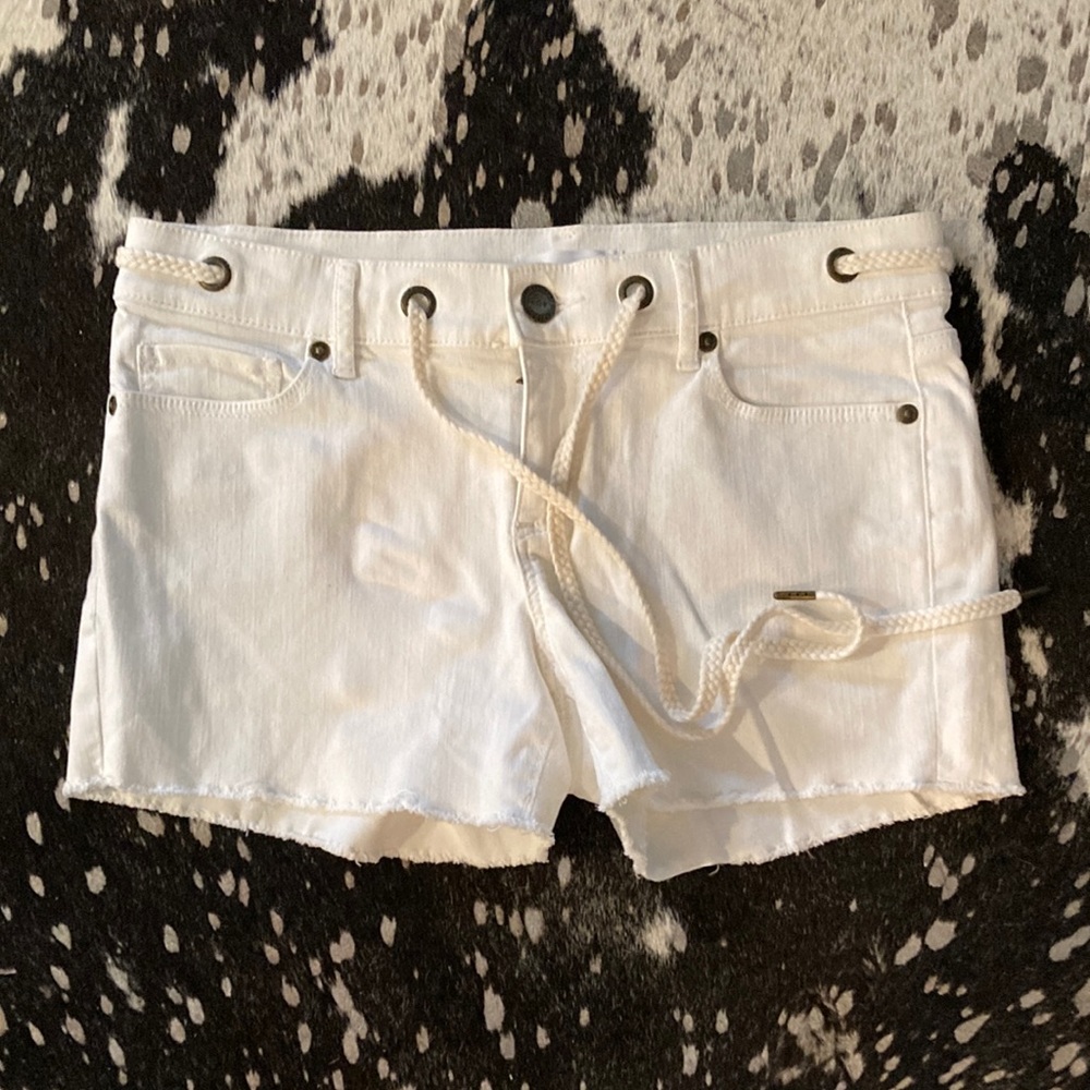 Loft White Denim Shorts